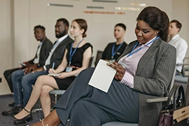  Professionals participating in a classroom training and workshop session at Edoxi
